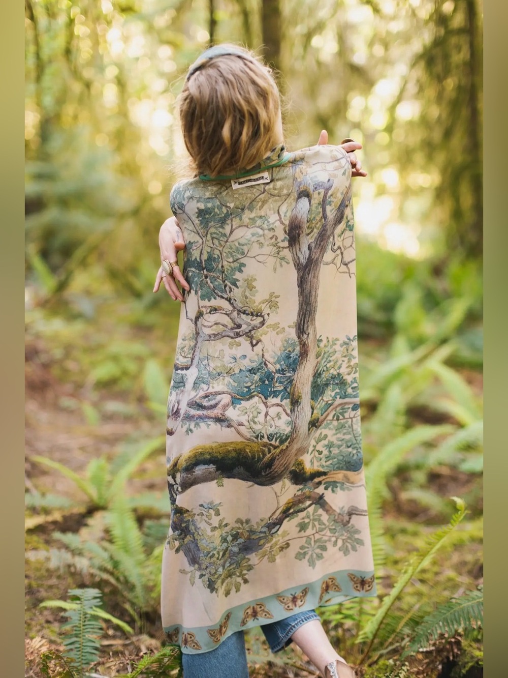 Market of Stars Earth & Sky Starduster Kimono Woodland Boho NWT Fairycore - Picture 11 of 14